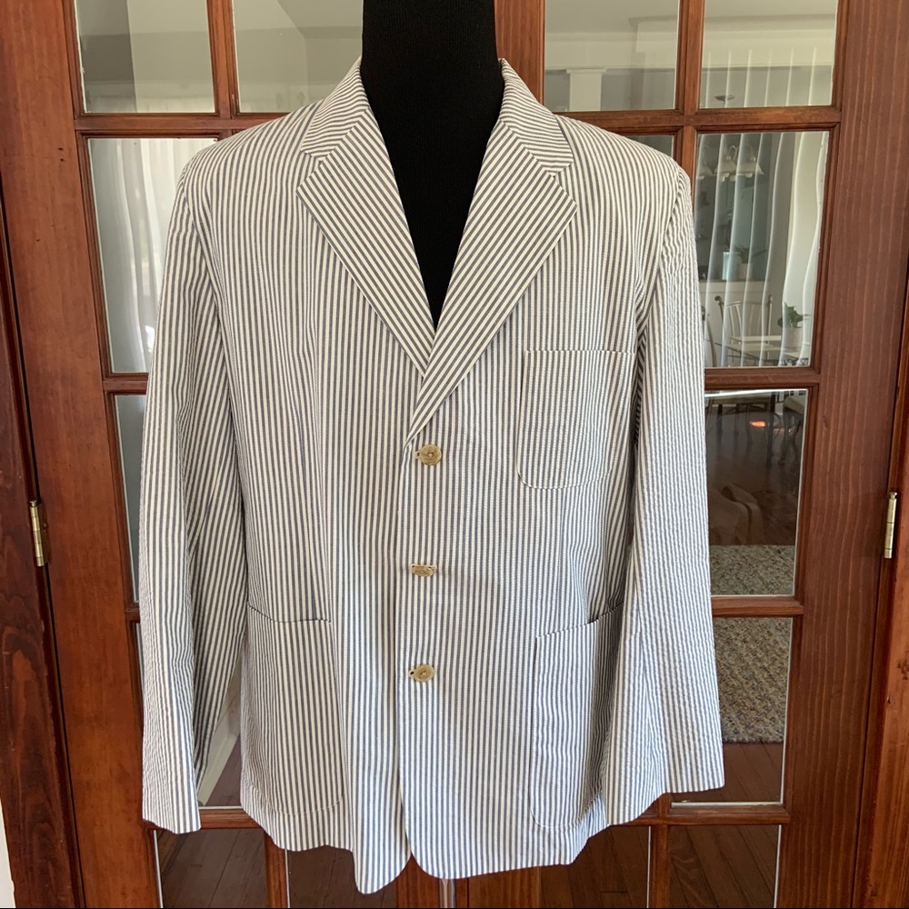 Vintage 90’s J. Crew Striped Sport Coat Blazer